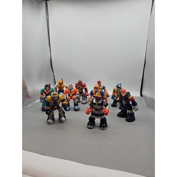 Mattel Other - LOT OF 19 FISHER PRICE MATTEL RESCUE HEROES ACTION FIGURES 1998 1999 2001